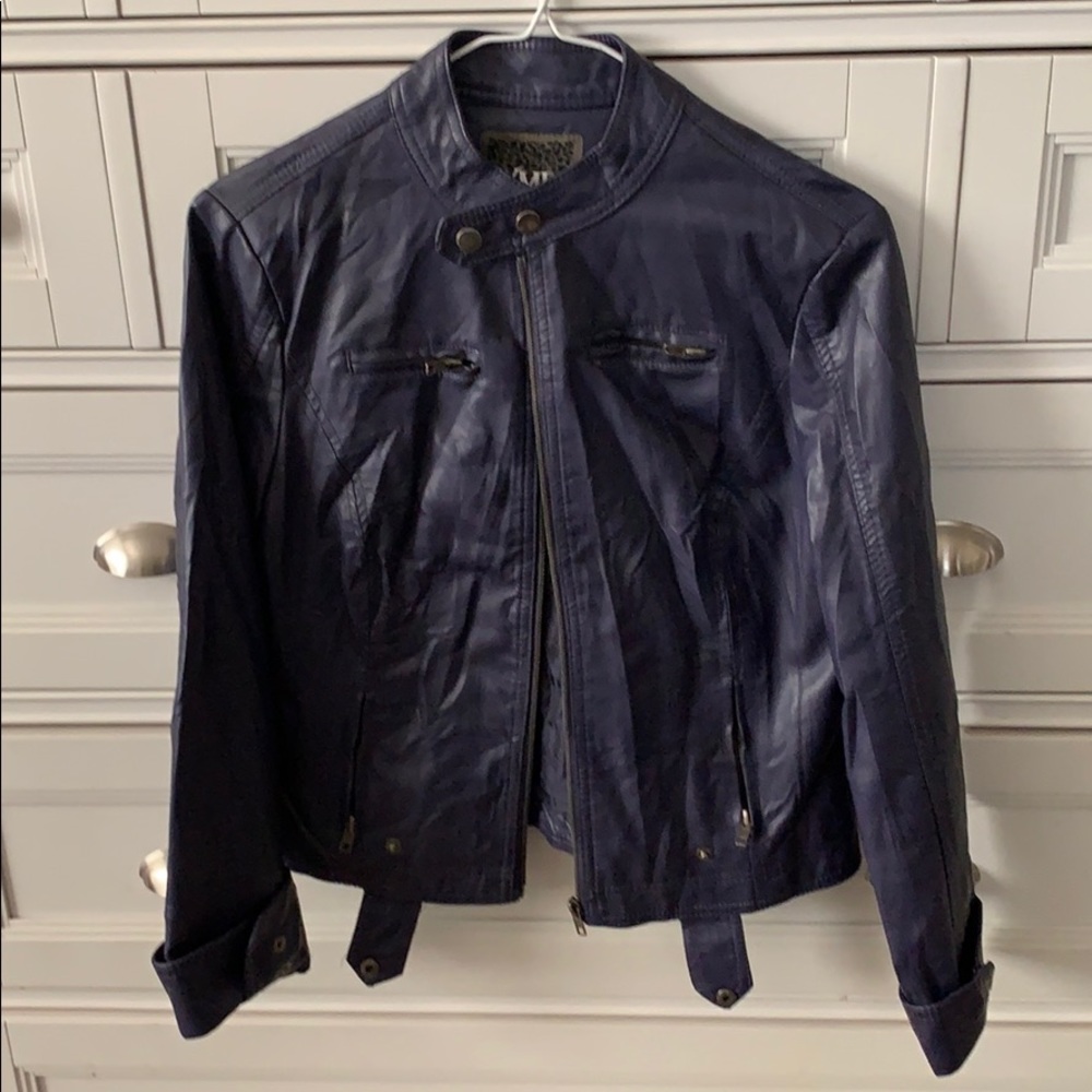 I’m selling a leather purple yml brand jacket